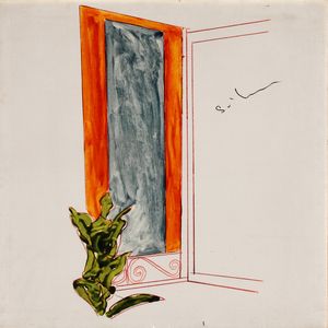 MARIO SCHIFANO - Senza titolo (La finestra)
