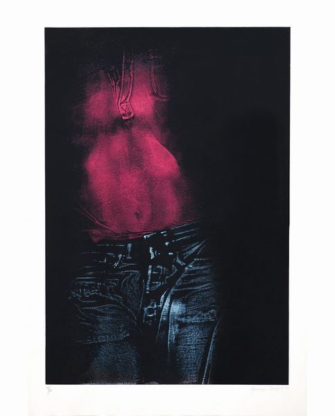 George Segal : Man in solferino shirt, from: Blue Jeans  - Asta Opere Grafiche e Multipli - Associazione Nazionale - Case d'Asta italiane