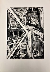 EMILIO VEDOVA : Lotto unico composto da n.2 grafiche  - Asta Opere Grafiche e Multipli - Associazione Nazionale - Case d'Asta italiane