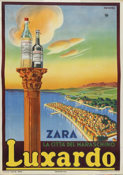 Giuseppe Raverta : Maraschino Luxardo - Zara  - Asta Manifesti d'Epoca - Associazione Nazionale - Case d'Asta italiane