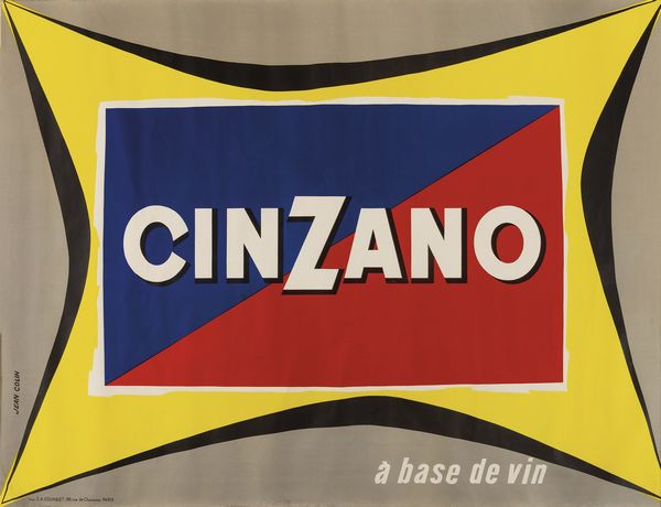 Jean Colin : Cinzano a base de vin  - Asta Manifesti d'Epoca - Associazione Nazionale - Case d'Asta italiane