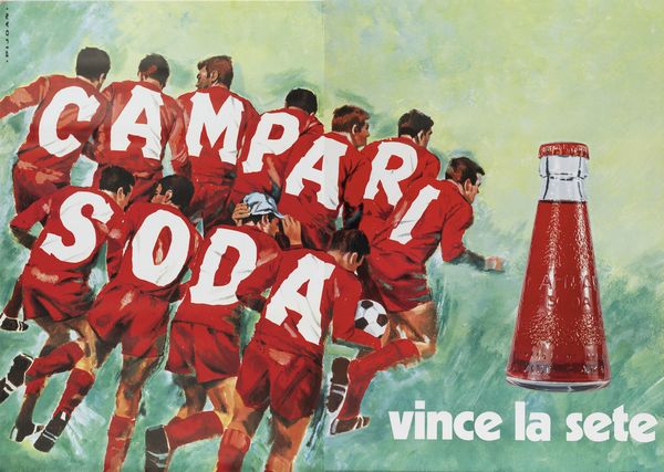 Pijoan : Campari Soda, vince la sete  - Asta Manifesti d'Epoca - Associazione Nazionale - Case d'Asta italiane