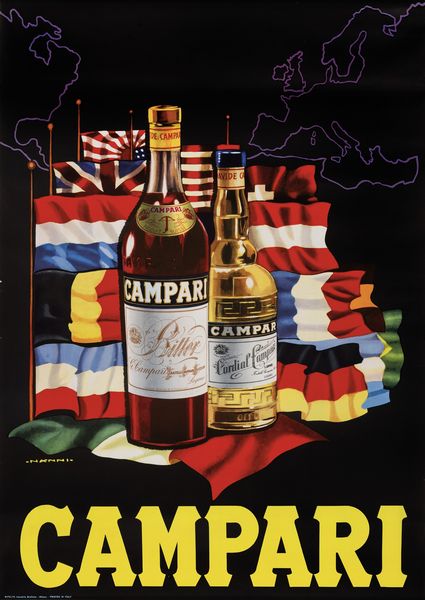 Nino Nanni : Campari - Mondo.  - Asta Manifesti d'Epoca - Associazione Nazionale - Case d'Asta italiane