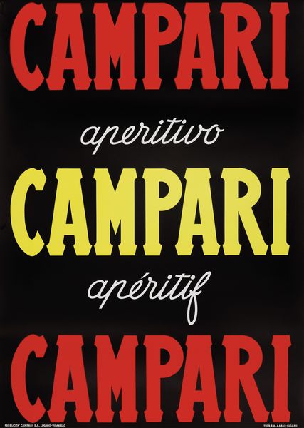 Anonimo : Apritif Campari, Milano.  - Asta Manifesti d'Epoca - Associazione Nazionale - Case d'Asta italiane