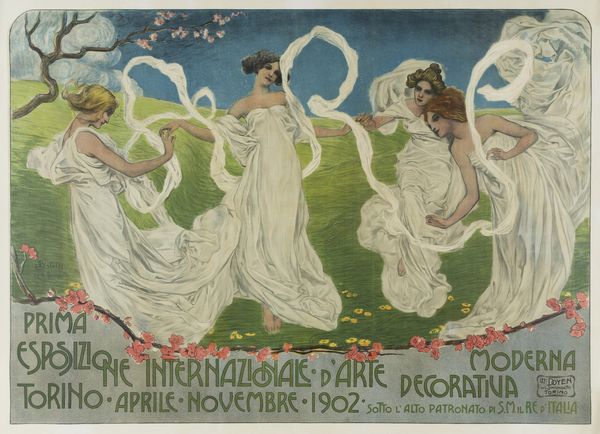 Leonardo Bistolfi : Prima Esposizione Internazionale d�Arte Decorativa Moderna ( Liberty )  - Asta Manifesti d'Epoca - Associazione Nazionale - Case d'Asta italiane