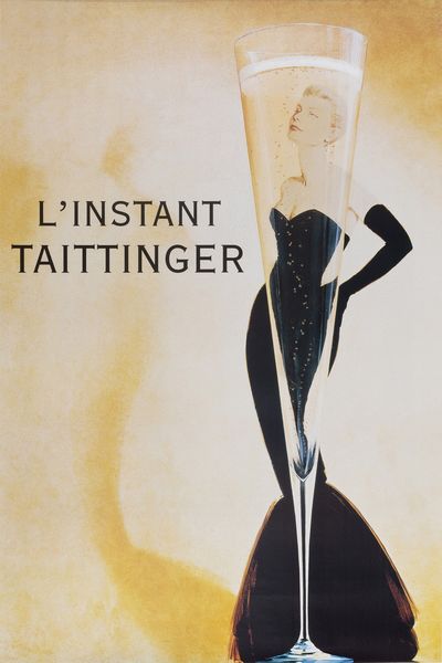 Patrick Arlet : L'Instant Taittinger - Champagne  - Asta Manifesti d'Epoca - Associazione Nazionale - Case d'Asta italiane