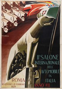 Giuseppe Riccobaldi - Roma, Salone Internazionale dell Automobile in Italia