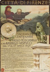 Fabio Fabbi - Onoranze Centenarie a Paolo Toscanelli 1898 - Citt di Firenze