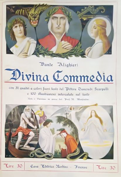 Tancredi Scarpelli : La Divina Commedia  - Asta Fumetti: Tavole e Illustrazioni Originali - Associazione Nazionale - Case d'Asta italiane
