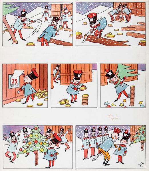 Raoul Verdini : Spingardino  - Asta Fumetti: Tavole e Illustrazioni Originali - Associazione Nazionale - Case d'Asta italiane