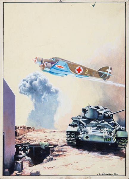 Kurt Caesar : Il Vittorioso - Il medico volante  - Asta Fumetti: Tavole e Illustrazioni Originali - Associazione Nazionale - Case d'Asta italiane