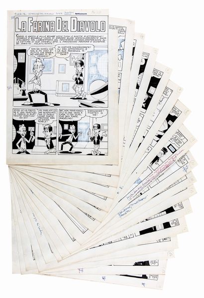 Vittorio Coliva : La farina del diavolo  - Asta Fumetti: Tavole e Illustrazioni Originali - Associazione Nazionale - Case d'Asta italiane
