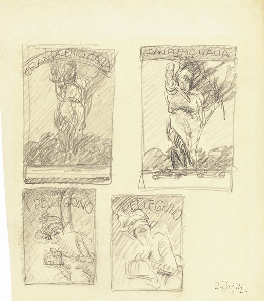 Marcello Dudovich : Terme San Pellegrino / Gran Premio d'Italia  - Asta Fumetti: Tavole e Illustrazioni Originali - Associazione Nazionale - Case d'Asta italiane