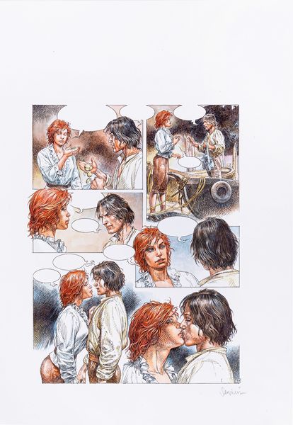 Paolo Eleuteri Serpieri : Saria - Le tre chiavi  - Asta Fumetti: Tavole e Illustrazioni Originali - Associazione Nazionale - Case d'Asta italiane