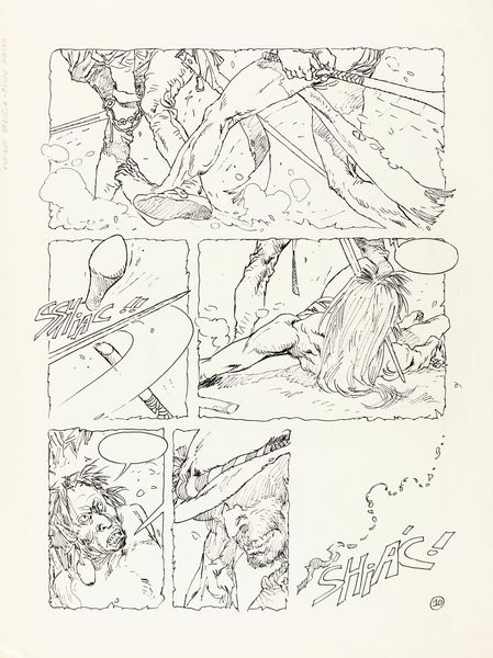 Enrique Breccia : El poderoso dios  - Asta Fumetti: Tavole e Illustrazioni Originali - Associazione Nazionale - Case d'Asta italiane