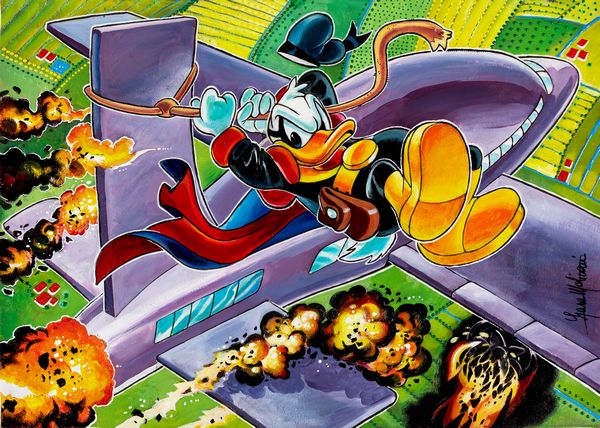 Laura Molinari : Paperinik  - Asta Fumetti: Tavole e Illustrazioni Originali - Associazione Nazionale - Case d'Asta italiane