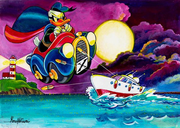 Laura Molinari : Paperinik  - Asta Fumetti: Tavole e Illustrazioni Originali - Associazione Nazionale - Case d'Asta italiane