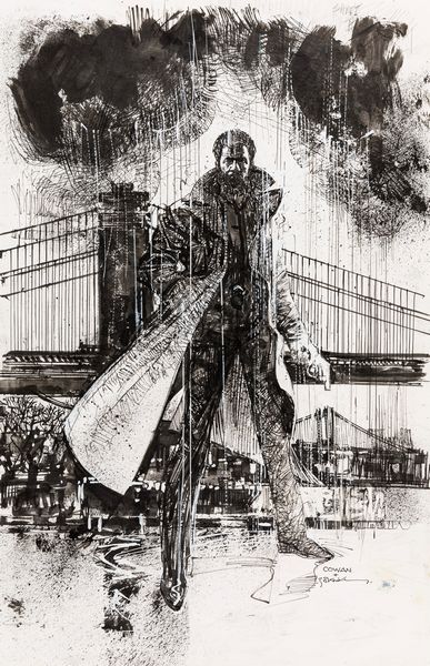 Bill Sienkiewicz : Shaft  - Asta Fumetti: Tavole e Illustrazioni Originali - Associazione Nazionale - Case d'Asta italiane