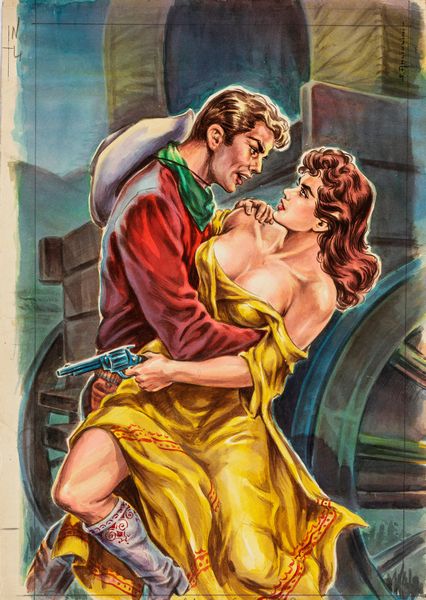 Sandro Angiolini : Western  - Asta Fumetti: Tavole e Illustrazioni Originali - Associazione Nazionale - Case d'Asta italiane