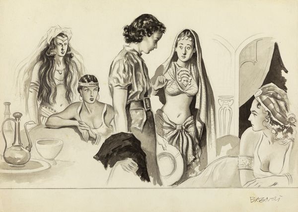 Enrico Bagnoli : Harem  - Asta Fumetti: Tavole e Illustrazioni Originali - Associazione Nazionale - Case d'Asta italiane