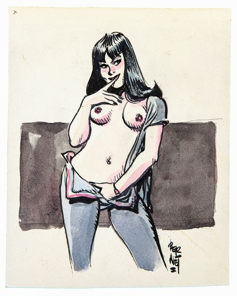 Jordi Bernet : Chiara  - Asta Fumetti: Tavole e Illustrazioni Originali - Associazione Nazionale - Case d'Asta italiane