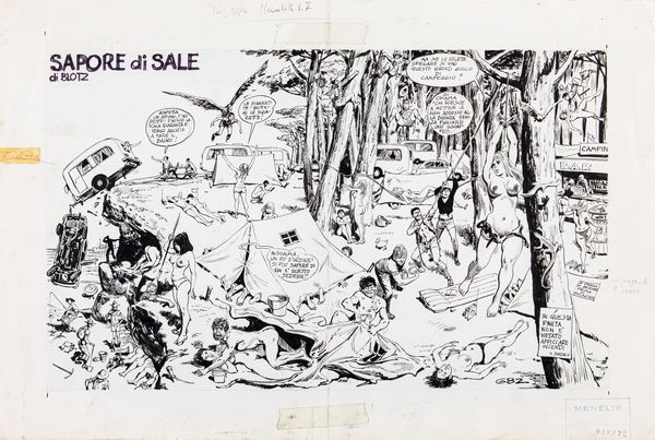 Guido Buzzelli : Sapore di sale  - Asta Fumetti: Tavole e Illustrazioni Originali - Associazione Nazionale - Case d'Asta italiane