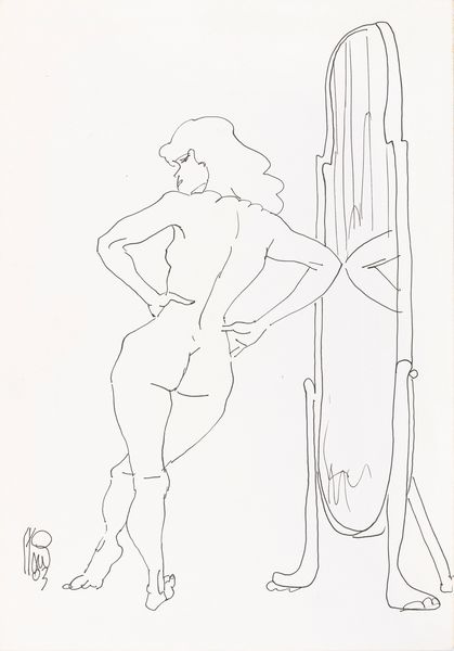 Angelo Stano : Nudo  - Asta Fumetti: Tavole e Illustrazioni Originali - Associazione Nazionale - Case d'Asta italiane