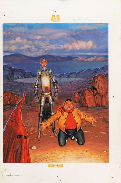 Achille Picco : Don Chisciotte  - Asta Fumetti: Tavole e Illustrazioni Originali - Associazione Nazionale - Case d'Asta italiane