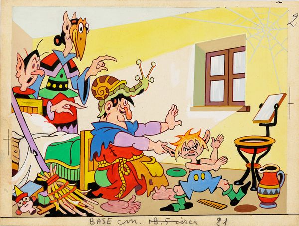 ANTONIO RUBINO : Io asino primo  - Asta Fumetti: Tavole e Illustrazioni Originali - Associazione Nazionale - Case d'Asta italiane