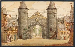 Vittorio Accornero - Le due giornate - Una porta di Parigi