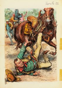 Walter Molino - John Wayne