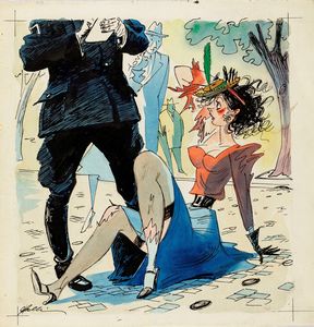 Belli (Gastone Bellincampi) - Donne al volante