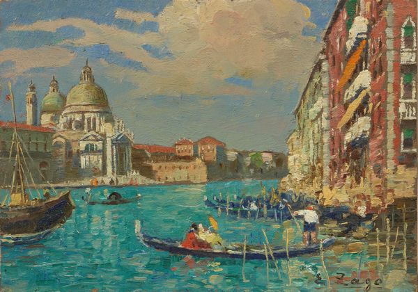 Erma Zago : Venezia, Canal Grande  - Asta Dipinti e Sculture del XIX e XX secolo - Associazione Nazionale - Case d'Asta italiane