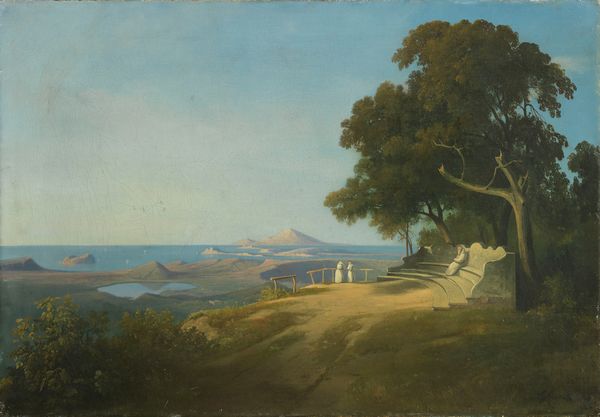 Ignoto del XIX secolo : Veduta di lago Fusaro  - Asta Dipinti e Sculture del XIX e XX secolo - Associazione Nazionale - Case d'Asta italiane