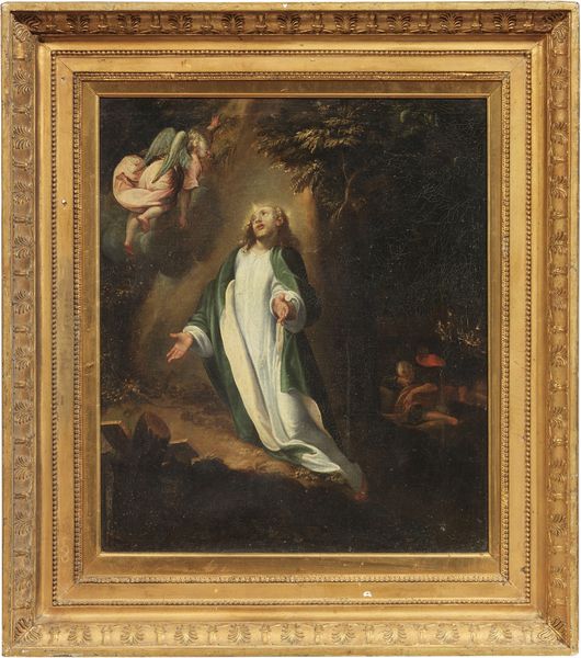 Scuola emiliana fine del XVII secolo : Ges nell'Orto dei Getsemani  - Asta Dipinti e Sculture del XIX e XX secolo - Associazione Nazionale - Case d'Asta italiane