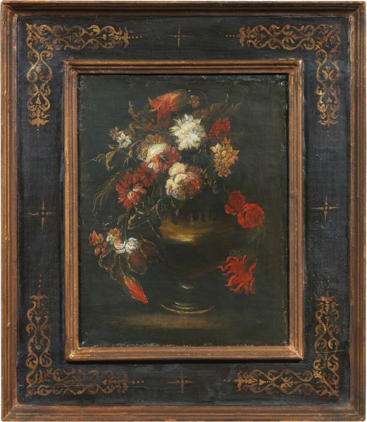 SCUOLA LOMBARDA DEL XVII SECOLO : Due opere raffiguranti �Natura morta, vaso di fiori�  - Asta Dipinti e Sculture del XIX e XX secolo - Associazione Nazionale - Case d'Asta italiane