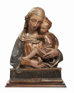 Scuola toscana del XVI secolo - Madonna col Bambino