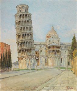 Mario Tamburini - Piazza dei Miracoli a Pisa
