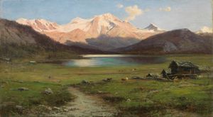 Silvio Poma - Stagno sull'Alpe Adamello