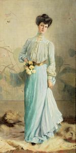 Carlo Ferrari - Ritratto di signora