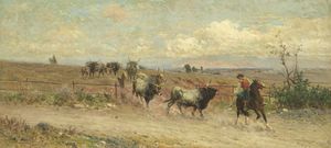 Aurelio Tiratelli - Il rientro dei bufali