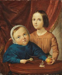 Clemente Alberi - Doppio ritratto