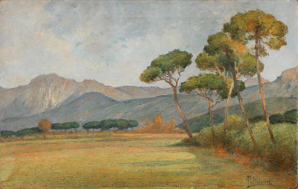 Oreste Paltrinieri : Paesaggio  - Asta Importanti Arredi, Sculture e Dipinti Antichi - Associazione Nazionale - Case d'Asta italiane