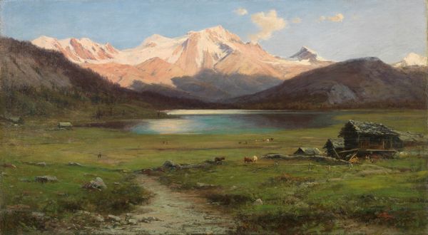 Silvio Poma : Stagno sull'Alpe Adamello  - Asta Importanti Arredi, Sculture e Dipinti Antichi - Associazione Nazionale - Case d'Asta italiane