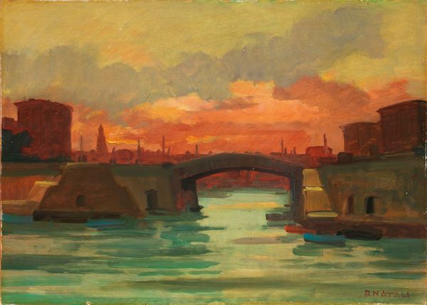 Renato Natali : Il Ponte Novo, Livorno  - Asta Importanti Arredi, Sculture e Dipinti Antichi - Associazione Nazionale - Case d'Asta italiane