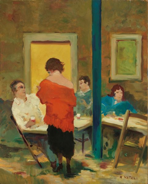 Renato Natali : Al caff  - Asta Importanti Arredi, Sculture e Dipinti Antichi - Associazione Nazionale - Case d'Asta italiane