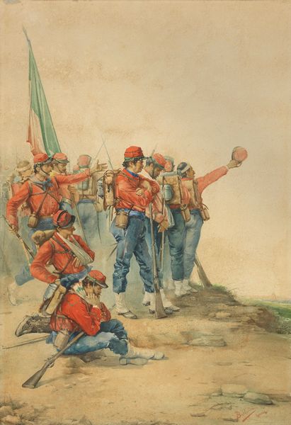 Ignoto del XIX secolo : I Mille  - Asta Importanti Arredi, Sculture e Dipinti Antichi - Associazione Nazionale - Case d'Asta italiane