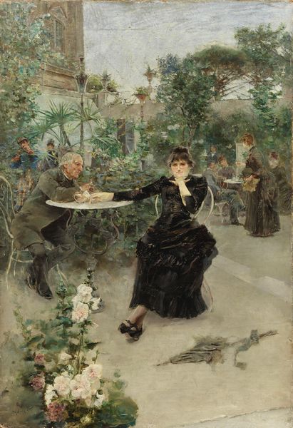 Ignoto fine XIX secolo : Al caff  - Asta Importanti Arredi, Sculture e Dipinti Antichi - Associazione Nazionale - Case d'Asta italiane