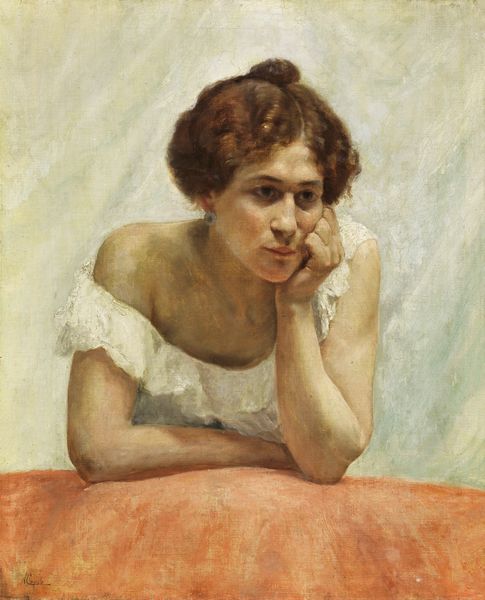 Vincenzo Caprile (attr. a) : Ritratto di fanciulla  - Asta Importanti Arredi, Sculture e Dipinti Antichi - Associazione Nazionale - Case d'Asta italiane