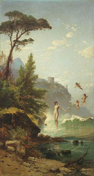 Herman David Salomon Corrodi : La nascita di Venere  - Asta Importanti Arredi, Sculture e Dipinti Antichi - Associazione Nazionale - Case d'Asta italiane